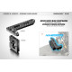 Support de servos alu avancé - Noir - XRAY - 306205