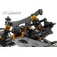 Coupelle d'amortisseur alu orange (4) - XRAY - 308031-O