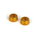 ALU SHOCK CAP-NUT WITH VENT HOLE - ORANGE (2) - 308352-O - XRAY