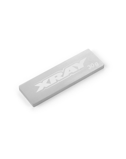 T4 Lest de châssis central en tungsten 30g (2) - XRAY - 309856