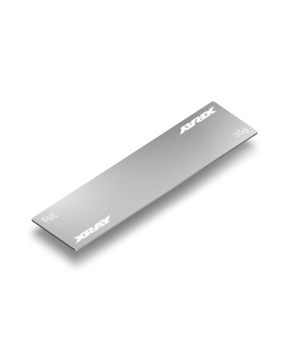 XRAY STAINLESS STEEL WEIGHT FOR SLIM BATTERY PACK 35G - XRAY - 309862