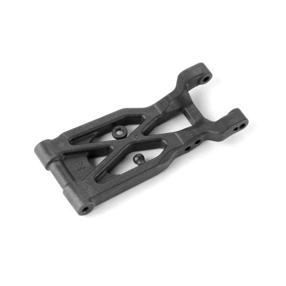 COMPOSITE SUSPENSION ARM REAR LOWER LEFT - GRAPHITE - 363122-G - XRAY