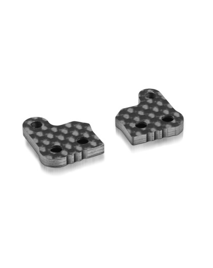 GRAPHITE EXTENSION ALU STEERING BLOCK (1+1) - 3 SLOTS - XRAY - 322299