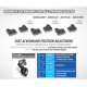 GRAPHITE EXTENSION ALU STEERING BLOCK (1+1) - 2 SLOTS - XRAY - 322298