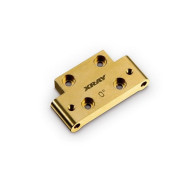 BRASS 46G FRONT LOWER ARM MOUNT 0° KICK-UP - 322312 - XRAY