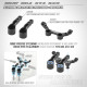 ALU STEERING ARM FOR 1-PIECE CHASSIS (2) - XRAY - 322516