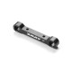 ALU REAR LOWER SUSPENSION HOLDER 3° - WIDER - REAR - XRAY - 323327
