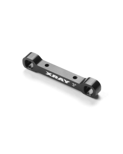 ALU REAR LOWER SUSPENSION HOLDER 3° - WIDER - REAR - XRAY - 323327
