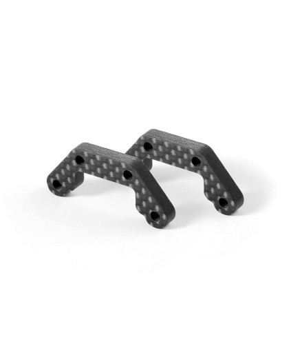 XT2 Cales support amort. AR carbone 4mm - XRAY - 323552