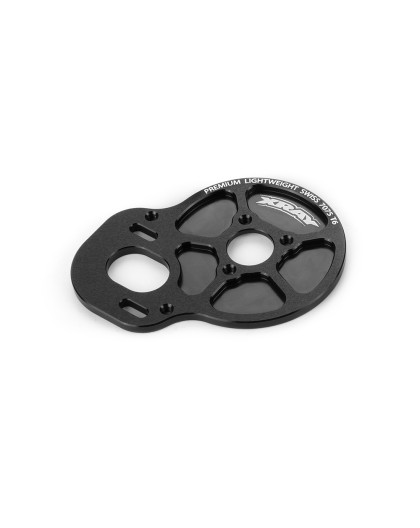 ALU MID & REAR MOTOR PLATE - SHORT ROD - SWISS 7075 T6 (3MM) - 324014