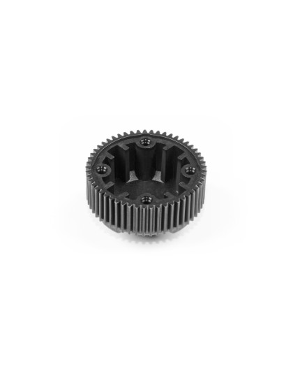 COMPOSITE GEAR DIFF CASE WITH PULLEY 53T LCG - NARROW - XRAY - 324955