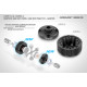 COMPOSITE GEAR DIFFERENTIAL CASE WITH PULLEY 53T - LCG - GRAPHITE - 3