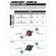 BALL ADJUSTABLE DIFFERENTIAL - LCG - SET - HUDY SPRING STEEL™ - 32500