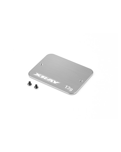 STEEL WEIGHT UNDER SERVO FOR 1-PIECE CHASSIS 13g - XRAY - 326153