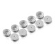 2WD FRONT WHEEL AERODISK WITH 12MM HEX IFMAR - WHITE (10) - 329900-M 