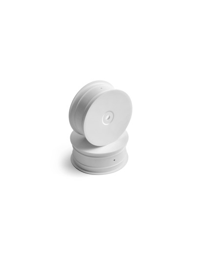 2WD FRONT WHEEL AERODISK WITH 12MM HEX IFMAR - WHITE (2) - 329910-M -