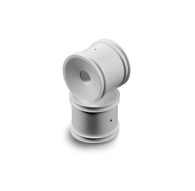 STADIUM TRUCK WHEEL AERODISK WITH 12MM HEX - WHITE (2) - 329912 - XRA