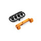 ALU UPPER ARM HOLDER - SWISS 7075 T6 - SET - LEFT - 332740 - XRAY