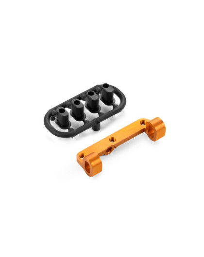 ALU UPPER ARM HOLDER - SWISS 7075 T6 - SET - LEFT - 332740 - XRAY