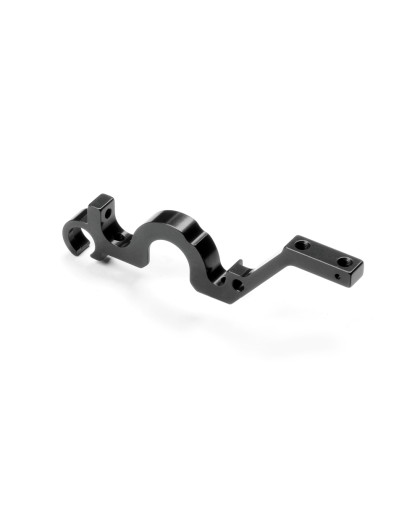 ALU LOWER BULKHEAD REAR - LEFT – BLACK - XRAY - 333028