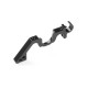 ALU LOWER BULKHEAD REAR - LEFT - BLACK - XRAY - 333029