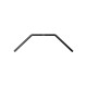 Barre anti-roulis arrière 2.6mm sur roulements - XRAY - 333486