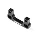 ALU REAR LOWER 1-PIECE SUSPENSION HOLDER BLACK - RR - XRAY - 333723