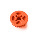 LOW FRICTION COMPOSITE BELT PULLEY 25T - MID-SIDE - GRAPHITE - 335885