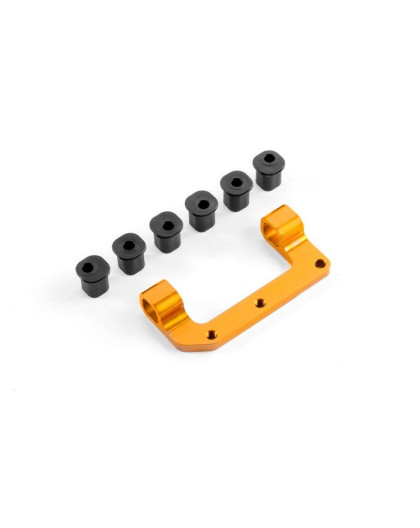 ALU UPPER ARM HOLDER LEFT - SWISS 7075 T6 - SET - 342042 - XRAY
