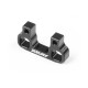 ALU REAR LOWER SUSPENSION HOLDER RR BLACK (-1mm) - XRAY - 343724