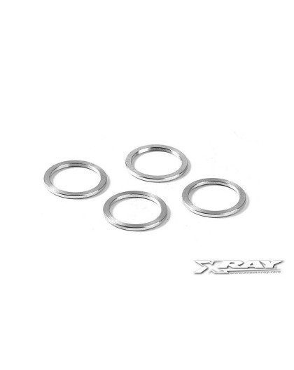 ALU SHIM 12 x 15 x 1.0MM (4) - 345290 - XRAY