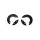 GRAPHITE REAR AERODYNAMIC DISC 2.2MM - LEFT+RIGHT - SET - 345370 - XR