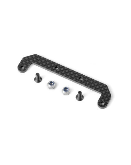 RX8E GRAPHITE RECEIVER CASE HOLDER - 346131 - XRAY