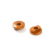 ALU RADIO PLATE BUSHING FIXED - ORANGE (2) - 346182-O - XRAY