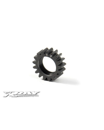 XCA ALU 7075 T6 HARD COATED PINION GEAR - 17T (1ST) - 348517 - XRAY