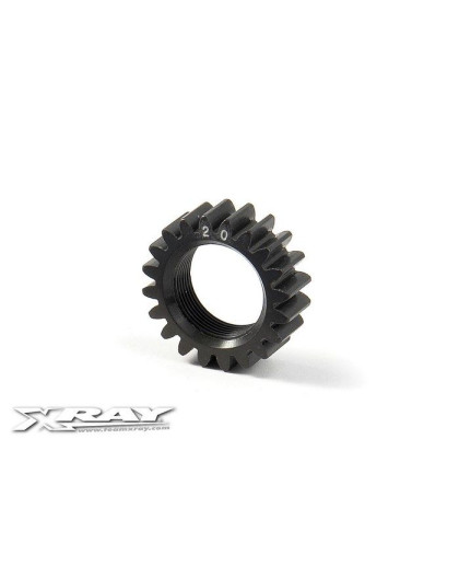 XCA ALU 7075 T6 HARD COATED PINION GEAR - 20T (2ND) - 348520 - XRAY