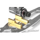 BRASS ENGINE MOUNTS (L+R) - 75g - 348714 - XRAY