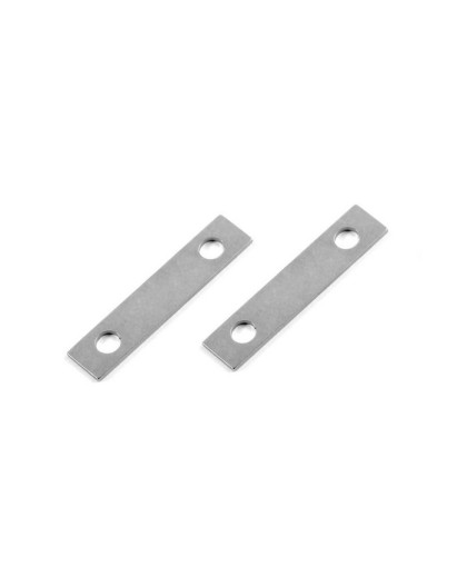STAINLESS STEEL ENGINE MOUNT SHIM (2) - 348717 - XRAY