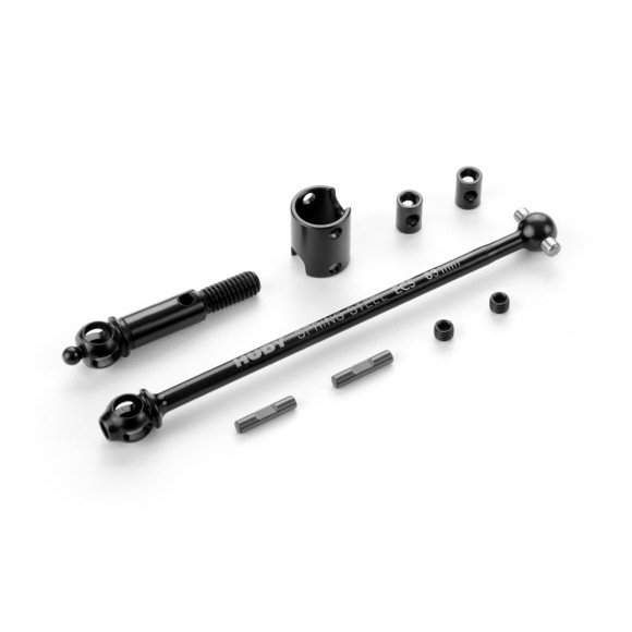 XB4 Cardans avant complet ECS 83mm goupille 2.5mm - XRAY - 365202