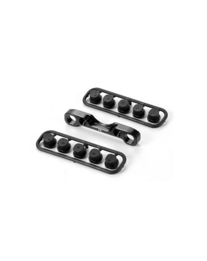 ALU FRONT LOWER SUSP. HOLDER - REAR - FR - SWISS 7075 T6 - V2 - 35232