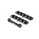GT'22 ALU FRONT LOWER SUSP. HOLDER - REAR - XRAY - 352326