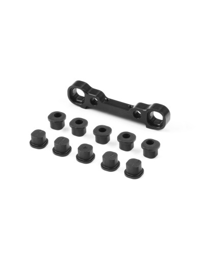XB8 ALU LOWER SUSP. HOLDER SEMI-SPLIT BULKHEAD - FF - XRAY - 352340