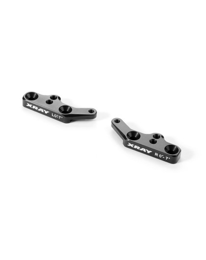 GT ALU STEERING PLATE 0-7° - SWISS 7075 T6 (L+R) - 352376 - XRAY