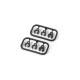XB8 Clips de réglage de chasse (2) - XRAY - 352381