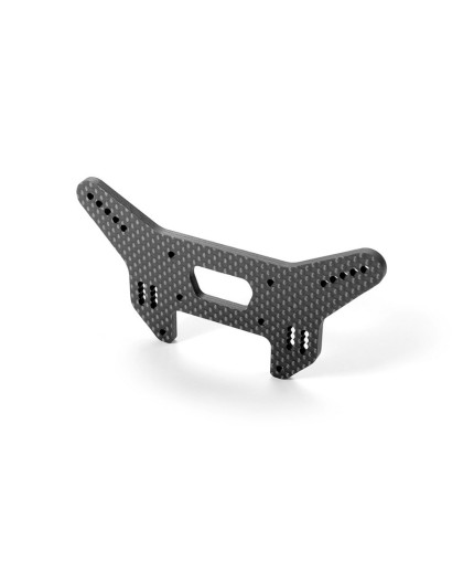GT GRAPHITE REAR SHOCK TOWER - CNC MACHINED 3.5 MM - 353040 - XRAY