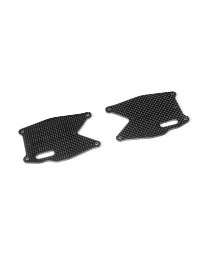 XB8 Renforts de triangle AR carbone (2) - XRAY - 353194