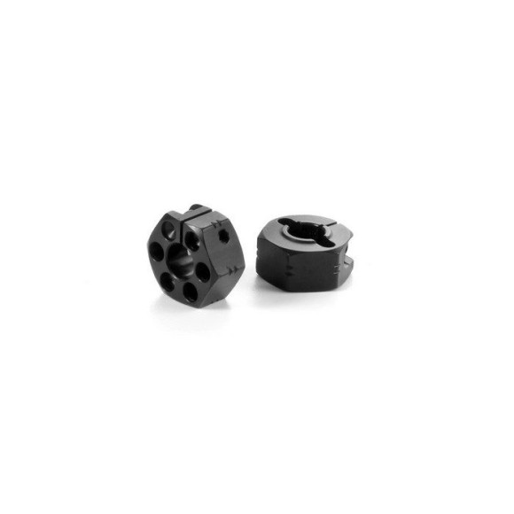 "ALU WHEEL HUB 12MM - OFFSET ""+1.50MM"" (2) - 365356 - XRAY"