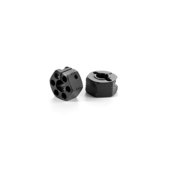 "ALU WHEEL HUB 12MM - OFFSET ""+2.25MM"" (2) - 365357 - XRAY"