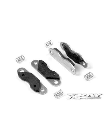 GLUED BRAKE PAD SET - ULTRA-EFFICIENT (4) - 354131 - XRAY