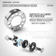 Support couronne boite de vitesse Etroit - XRAY - 354222